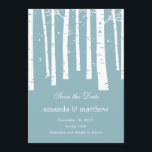 Winter Forest Wedding Save The Date Cards<br><div class="desc">Perfect for winter weddings,  this Winter Forest collection is sure to add a whimsical touch to your wedding celebration. Custom colours available upon request. View the complete Winter Forest Collection at berryberrysweet.com</div>