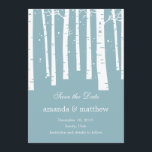 Winter Forest Wedding Save The Date Cards<br><div class="desc">Perfect for winter weddings,  this Winter Forest collection is sure to add a whimsical touch to your wedding celebration. Custom colours available upon request. View the complete Winter Forest Collection at berryberrysweet.com</div>