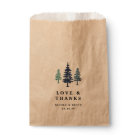 Winter Forest Wedding Thank You