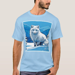 Winter Fox Art T-Shirt