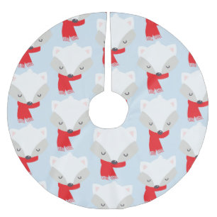 Winter Fox Brushed Polyester Tree Skirt