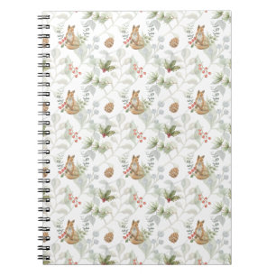 Winter Fox Woodland Forest Cute Notebook