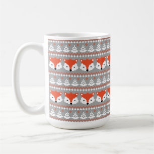 Winter Foxes Christmas pattern  Coffee Mug