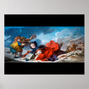 Winter, Fragonard Poster