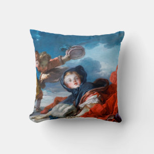 Winter, Fragonard Throw Pillow