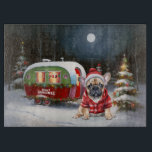 Winter French Bulldog Caravan Christmas Adventure  Cutting Board<br><div class="desc">Embrace the magic of a snowy winter night as a caravan glides gracefully through the moonlit landscape. The serene beauty of the glistening snow and the enchanting glow of the moon create a captivating scene,  promising an unforgettable Christmas adventure filled with warmth,  joy,  and cherished memories.</div>
