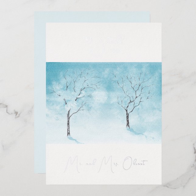 Winter Freshness Vow Renewal 25 years Silver (Front/Back)