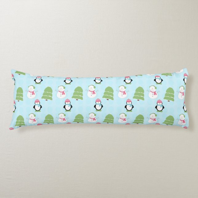 Winter Friends Body Pillow (Front)