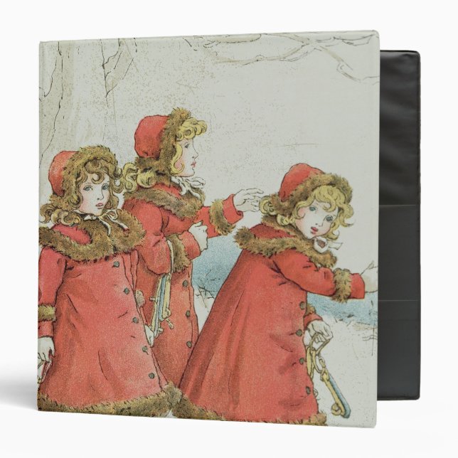Winter' from April Baby's Book of Tunes, 1900 Binder (Front/Inside)