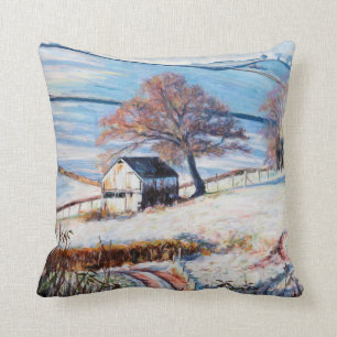 Winter Frost 2009 Throw Pillow