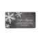 Winter Frost Snowflakes Chalkboard | Address