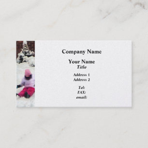 Winter Fun Business Card