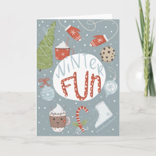 Winter Fun Christmas Card