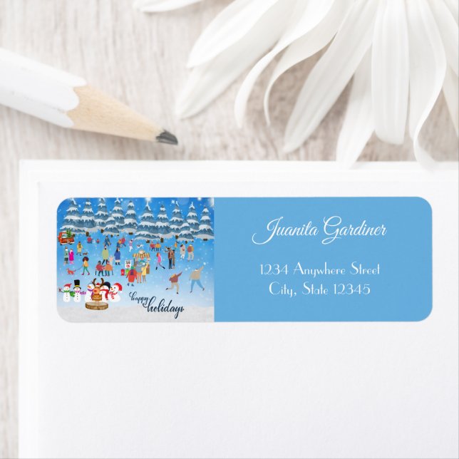 Winter Fun Festive Greetings (Insitu)