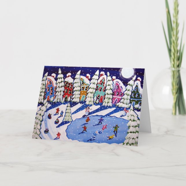 Winter Fun Holiday Card (Front)