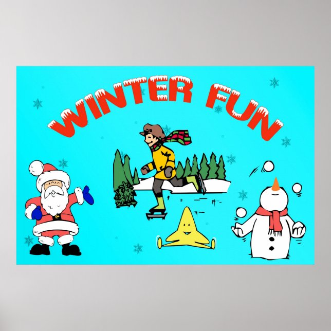 Winter Fun Poster (Front)