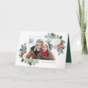 Winter Garden   Folded Holiday Card