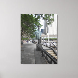 Winter garden New York City Canvas Print