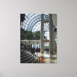 Winter Garden, New York City Canvas Print