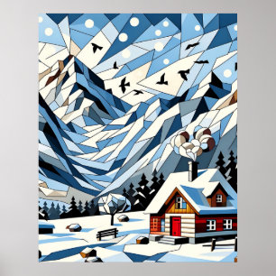 Winter Geometry Poster