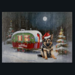 Winter German Shepherd Caravan Christmas Adventure Cutting Board<br><div class="desc">Embrace the magic of a snowy winter night as a caravan glides gracefully through the moonlit landscape. The serene beauty of the glistening snow and the enchanting glow of the moon create a captivating scene,  promising an unforgettable Christmas adventure filled with warmth,  joy,  and cherished memories.</div>