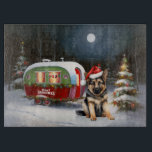 Winter German Shepherd Caravan Christmas Adventure Cutting Board<br><div class="desc">Embrace the magic of a snowy winter night as a caravan glides gracefully through the moonlit landscape. The serene beauty of the glistening snow and the enchanting glow of the moon create a captivating scene,  promising an unforgettable Christmas adventure filled with warmth,  joy,  and cherished memories.</div>