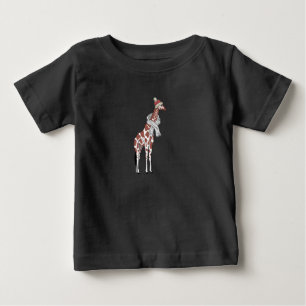 Winter giraffe baby T-Shirt
