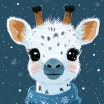 Winter Giraffe Charm iPhone / iPad case