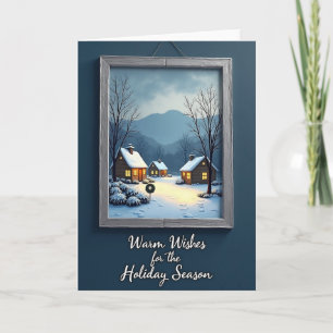 Winter Glow Christmas Card