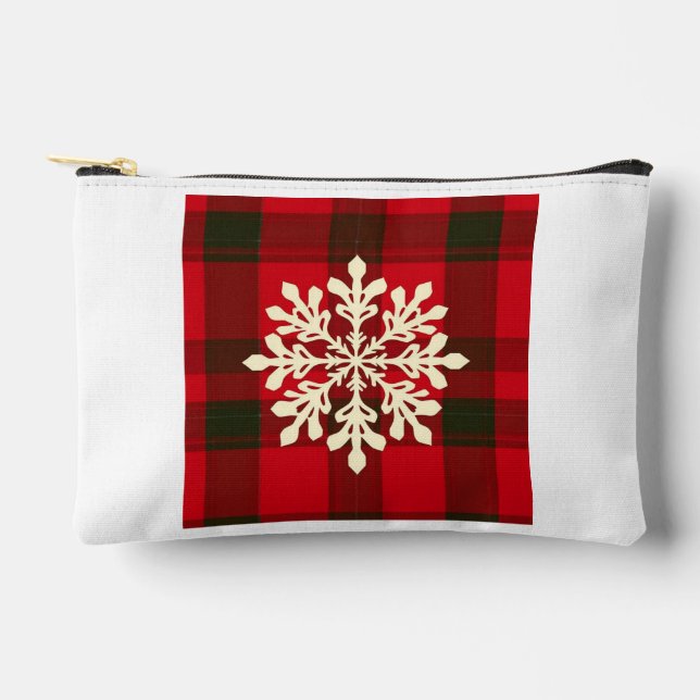 Winter Glow Pattern Accessory Pouch (Front)