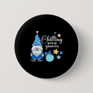 Winter Gnome, Nordic, Christmas Gnome  2 Inch Round Button