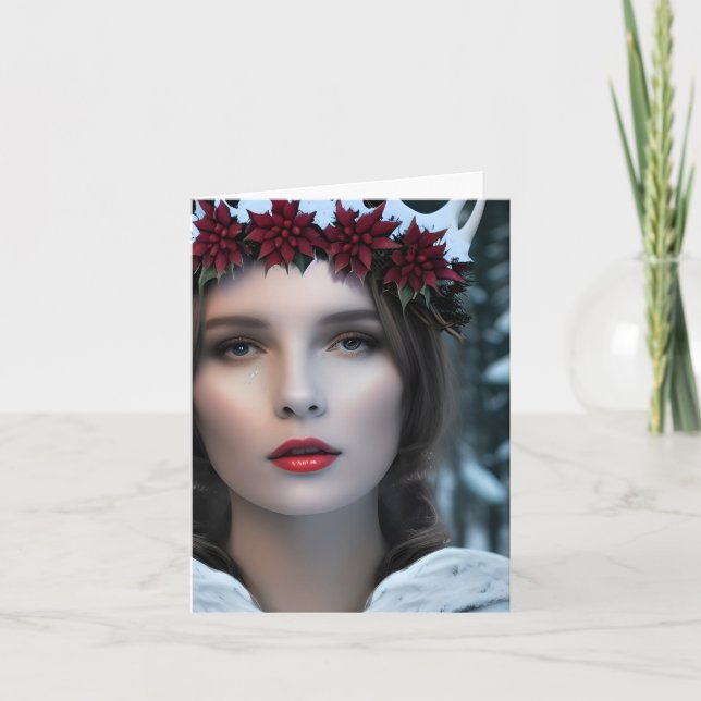 Winter Goddess All Occasions Card (Front)