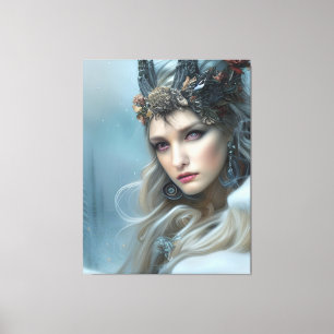 Winter Goddess Canvas Print