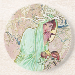 Winter Goddess Coaster