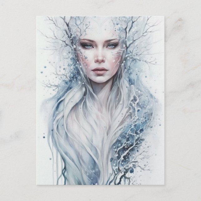Winter Goddess Postcard (Front)