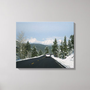 Winter Grand Teton National Park  Canvas Print