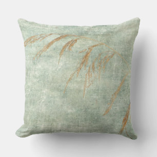 Winter Grass Throw Pillow
