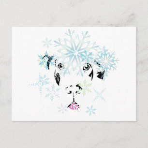 Winter Great Dane Postcard