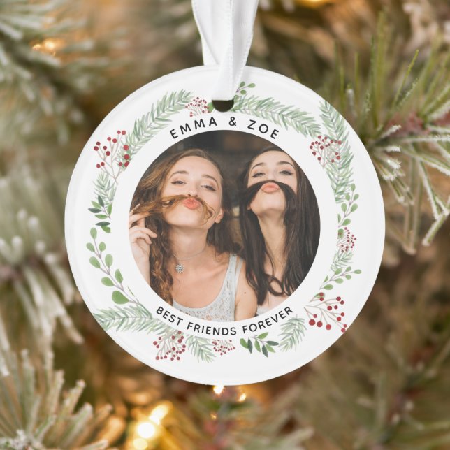 Winter greenery Best Friends Ornament (Tree)