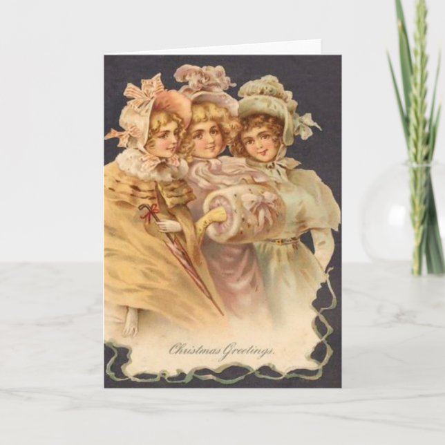 Winter Greetings Holiday Card (Front)