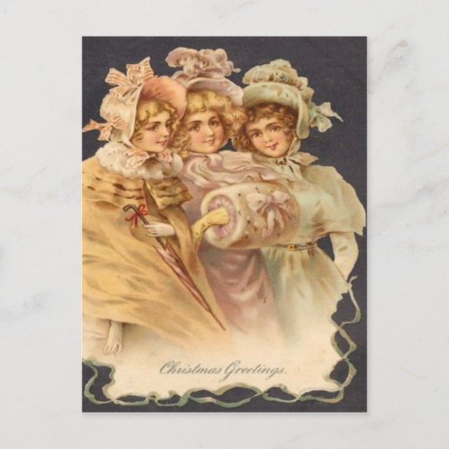 Winter Greetings Postcard (Front)