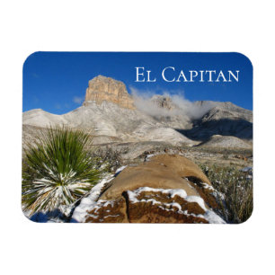 Winter, Guadalupe Mountains, El Capitan Magnet