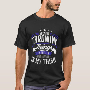 Winter Guard Colour Guard Throwing Things Joke T-Shirt
