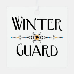 Winter Guard Decorative Line Metal Ornament