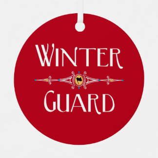 Winter Guard Decorative Line Metal Ornament