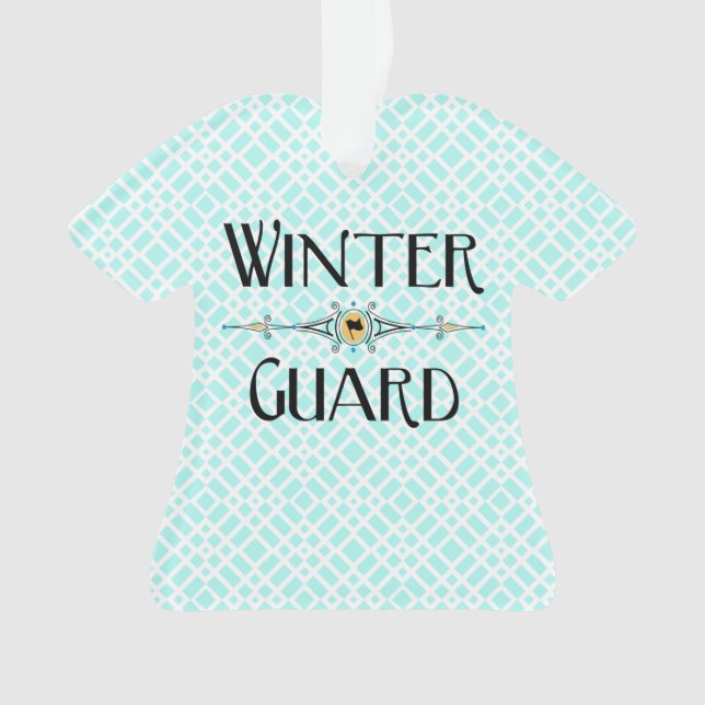 Winter Guard Decorative Line Ornament (Front)