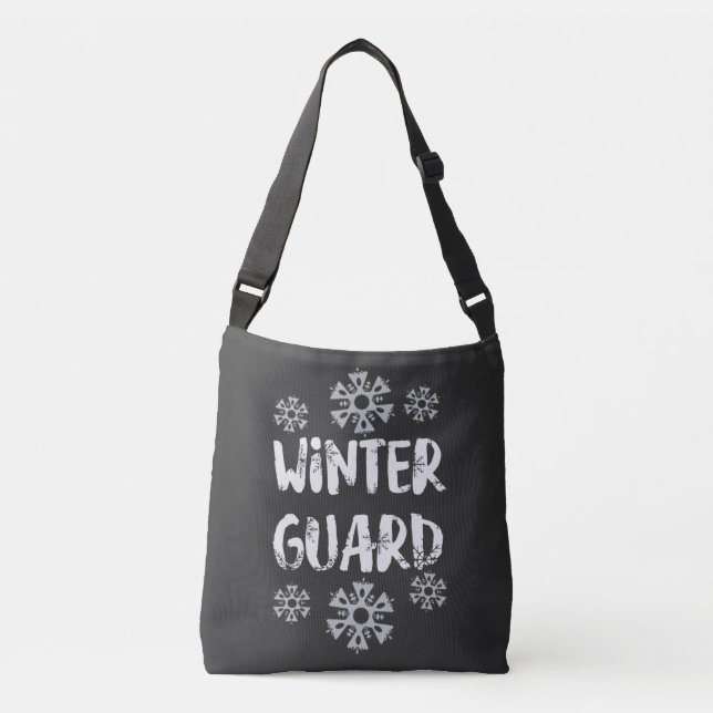  Winter Guard Snowflake Crossbody Bag (Front)