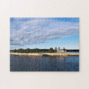 Winter Harbour Lighthouse, Maine Jigsaw Puzzle