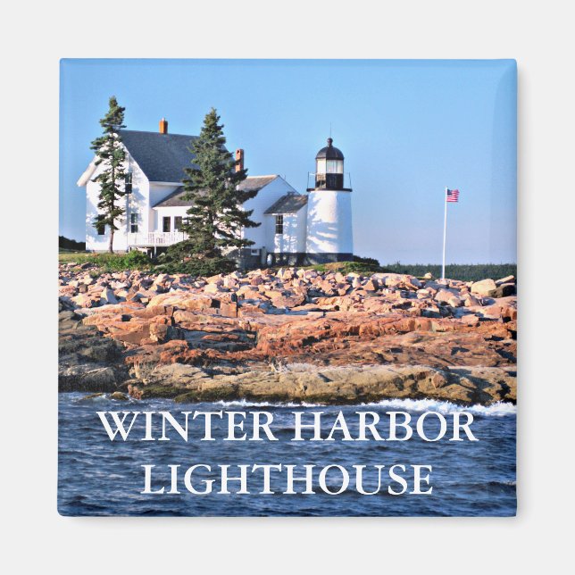 Winter Harbour Lighthouse, Maine Magnet (Front)