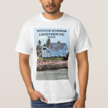 Winter Harbour Lighthouse, Maine T-Shirt